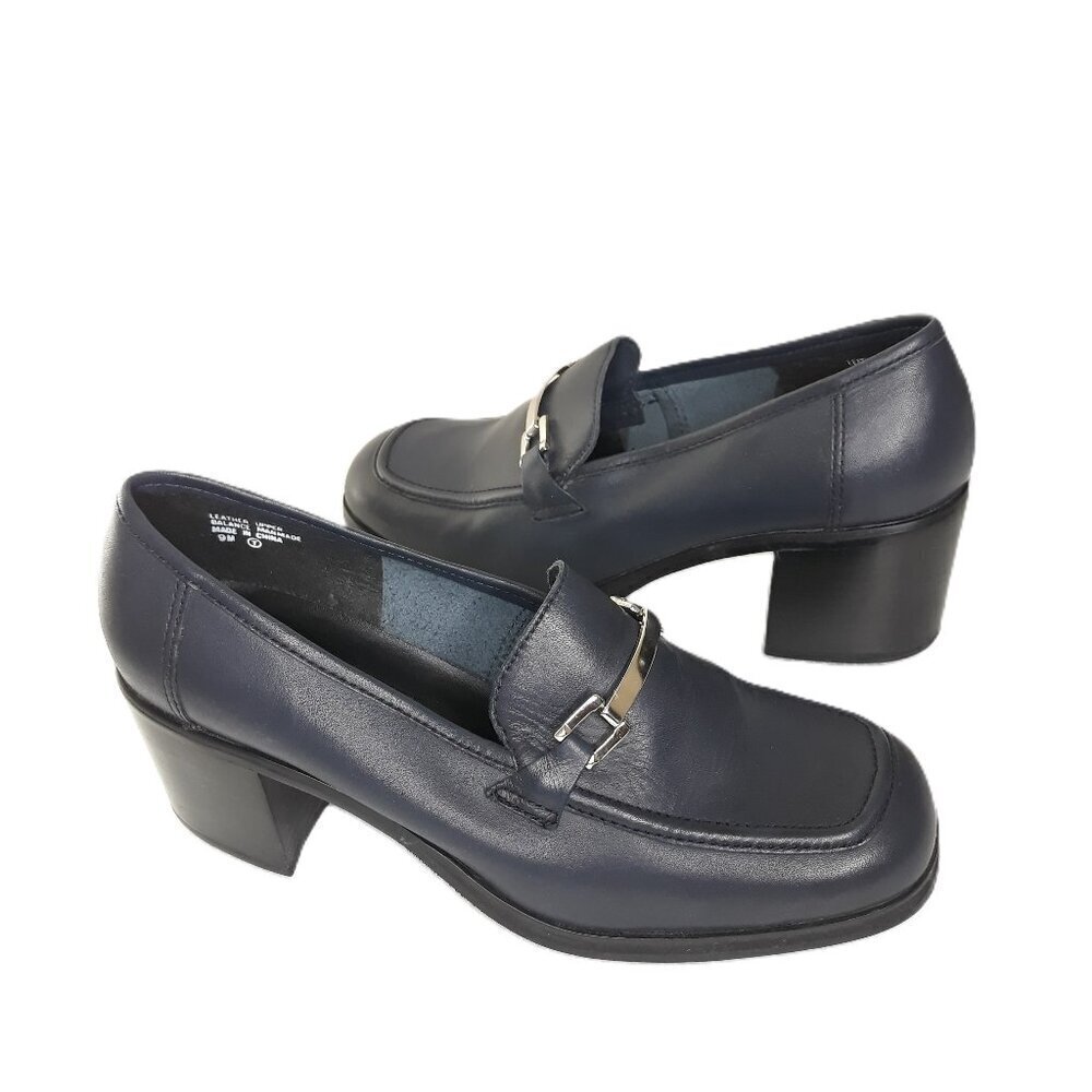 Horsebit Loafers 9M Preppy Academic Old Money Prima Royale Blue